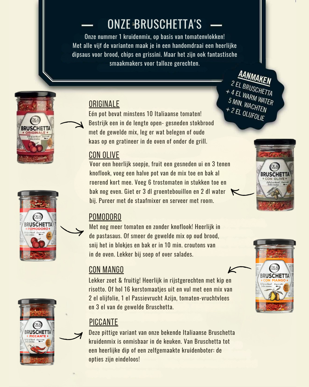 Bruschetta Gewürzmischung mit Mango - 100 g