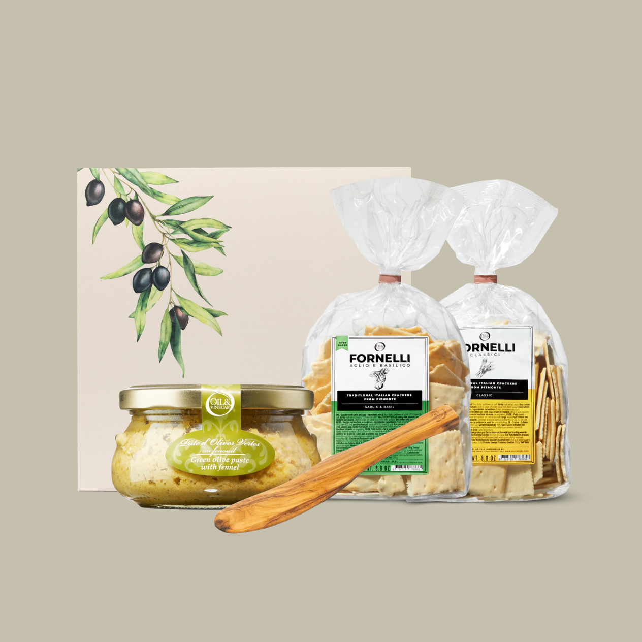 Geschenkpaket Oliven-Aperitif