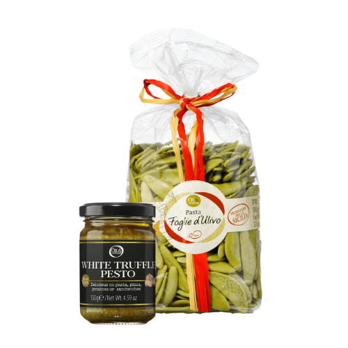 Foglie Pasta & Pesto mit weißem Trüffel duo