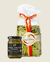 Foglie pasta & Witte truffelpesto duo