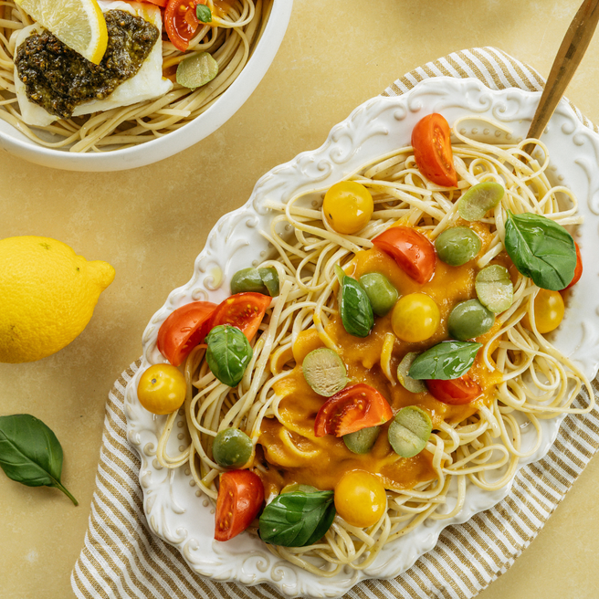 Linguine mit Zitrone und schwarzem Pfeffer - 250 g
